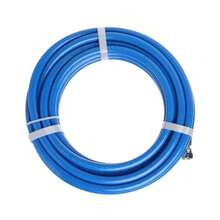7.5m Airless Paint Spray Hose Tube Pipe 5000PSI Sprayer Fiber Tube For Sprayer Gun High Pressure Cleaner Pipe With Nozzle - Blue - View 7