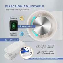 Torno eléctrico profesional para cerámica - Herramienta DIY para trabajar arcilla con velocidad ajustable y pedal antideslizante - Modelo 5 - Ver 3