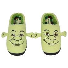 Universal Shrek Men's Embroidered Big Face With 3D Ears Fleece Lined Slippers - 彩色 - 查看 2