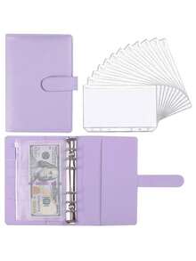 A6 Size Budget Binder With Cash Envelopes, For Budgeting, Money Management, Cash Envelope System - Multicolor - View 31