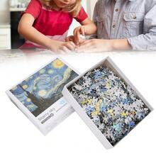 1000pcs Plane Puzzles DIY Paper Star Sky Scenery Jigsaw Adult Educational Toys Gift - Multicolor - Ver 4