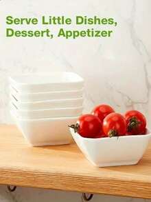 1pc Ceramic Sauce Dish, Condiment Plate, Household Soy Sauce Vinegar Spice Plate, Fried Chicken Fries Dipping Bowl, Suitable For Home Kitchen, Restaurant, Sushi Bar, Gathering, Hot Pot, Picnic, Camping, BBQ, Cold Dish, Kitchen Utensils, Tableware Accessories - White - View 5