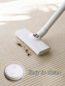 1pc Round Blue Starry Sky Velvet Rug, Vintage Round Rug For Bedroom, Living Room, Sofa, Coffee Table, Computer Chair, Swivel Chair, Small Mat, Suitable For All Seasons - Navy Blue - View 9