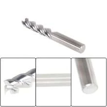 1 Piece 1/2 Inch Carbide Square Nose End Mill 3 Flute 45 Degree Fit For Aluminum Non-Ferrous Alloys - Silver - View 6