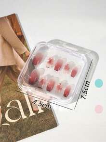 1pc Large Capacity Makeup Organizer Box, Makeup Drawer Organizer, Jewelry, Nail Polish Cosmetic Box, Desktop Storage Box - White - View 10