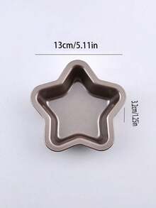 1pc Star & Moon Shaped Baking Mold, Carbon Steel Material, Holiday Theme For Making Delicious Cakes, Mousses, Cupcakes, Non-Stick Bread Baking Pan - Multicolor - View 13