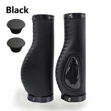 مقابض قبضة دراجة جبلية من سبيكة الألومنيوم مع قفل، إكسسوارات دراجة من جلد السيليكون الناعم مضاد للانزلاق - مقابض جلدية من الألياف الدقيقة - مشاهدة 9