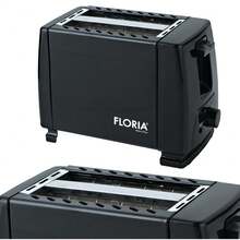 zilan Tostadora negra Floria ZLN1826, 700W, control de temperatura de 7 niveles, con botón de parada - Ver 3