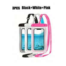 1/5/10pcs Universal Waterproof Phone Bag, Swimming Waterproof Phone Case, Beach Dry Phone Pouch, Christmas, Halloween Gift, Home, Room, Birthday, New Year, Accessories, Friends, Fun Gift, Summer, Beach (Random Color) Travel Essentials Travel Accessories Vacation Holiday Back To School - 彩色 - 查看 6
