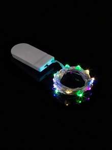 أضواء سلك نحاسي LED بطول 100 سم، أضواء زهور متعددة الوظائف وملونة إبداعية جديدة لتزيين الكيك والستائر والأعياد والديكور الفلورسنت