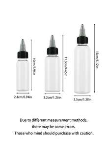 10PCS Clear Plastic Squeeze Dispenser Bottles,Pointed-Nose Cap Dropper Bottle, PET Oil Dropper Bottles With Twist Top Cap - Leak-Proof, Portable Travel Bottles, Pointed Gel Bottle Squeeze Drop Bottle Clear Plastic Bottle,Tattoo Supplies, For Liquids Inks Oils Arts And Crafts Clear,Travel Accessories,Travel Essentials - Multicolor - View 11