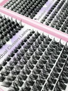 384pc Cluster Lash Book Kit - Salon DIY Eyelash Extensions | Easy Apply False Lashes, Reusable & Travel-Friendly - Multicolor - View 6