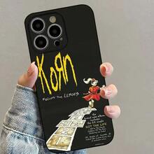 Funda de teléfono Rock Band K-Korn para 17 16 15 14 13 12 11 PRO MAX PLUS, TPU suave y agradable al tacto - Z1 - Ver 12