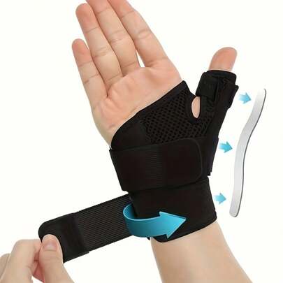Thumb Compression Gloves For The Wrist (1 Pair), Breathable Wrist Support Wrist Guard With Gel Thumb Injury Pad, Comfortable Wrist Tube, Suitable For Both Men And Women
