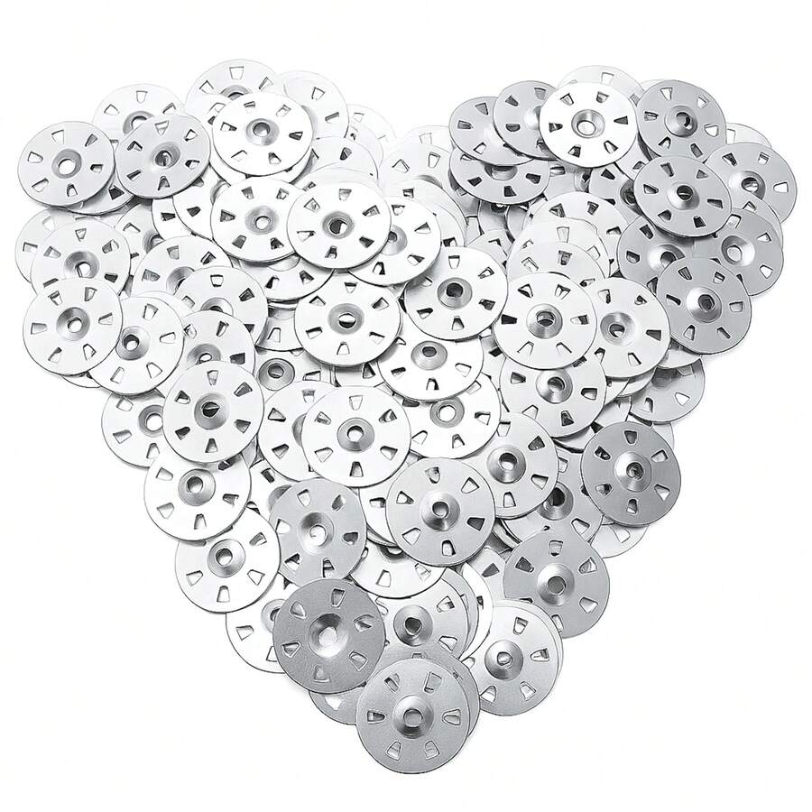 500 Pcs Galvanized Steel Washer, 35mm Diameter Fixing Washers, Easy Fix Fixed Backer Nail Gaskets Gypsum Boards For Insulation Thermoboard Backer Boards - Silver - View 1