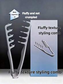Bàn chải tạo kiểu tóc mềm mại - Tay cầm chắc chắn, làm phồng chân tóc, vừa vặn hoàn hảo, thiết kế răng cưa mịn, phù hợp với mọi loại tóc (thẳng/gợn sóng/xoăn), chống trượt, lý tưởng để tạo kiểu tóc búi và các kiểu tóc khác - Bàn chải tạo kiểu tóc phù hợp cho cả sử dụng tại salon và tại nhà. - Nhiều màu - Xem 3