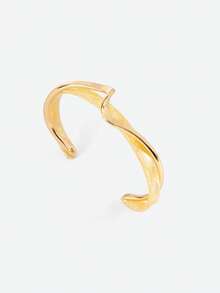 Opalesca Structured Layered Cuff Bangle - Multicolor - View 5