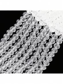 1 pieza Cuentas espaciadoras redondas planas de cristal austriaco con recubrimiento AB, adecuadas para hacer joyas hechas a mano, collares, pulseras, pendientes, decoración de bolsos, fiestas temáticas, celebraciones festivas, decoración del Día de San Valentín y decoración del hogar - Multicolor - Ver 5