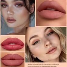 beauty glazed 可撕式唇彩纹身，哑光可撕式唇线纹身，富含维生素E，持久丰盈唇妆，女士礼物 - #102 - 查看 2