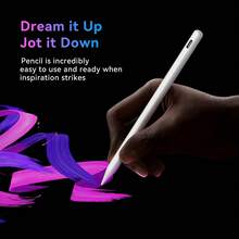 Active Stylus Pen Compatible With Ipad 2018-2024 Models - Palm Rejection, Magnetic Attachment Compatible With IPad Air/Pro/Mini, High Precision Capacitive Pencil With Lithium Polymer Rechargeable Battery,Stylus Pen Compatible With Apple IPad / IPad Pro / Air / Mini 2018-2023, A Substitute Compatible With Apple Pencil, With Tilt Bold Function Gifts For Mother, Family, Friends, Kids, Birthday, Holiday - Multicolor - View 5