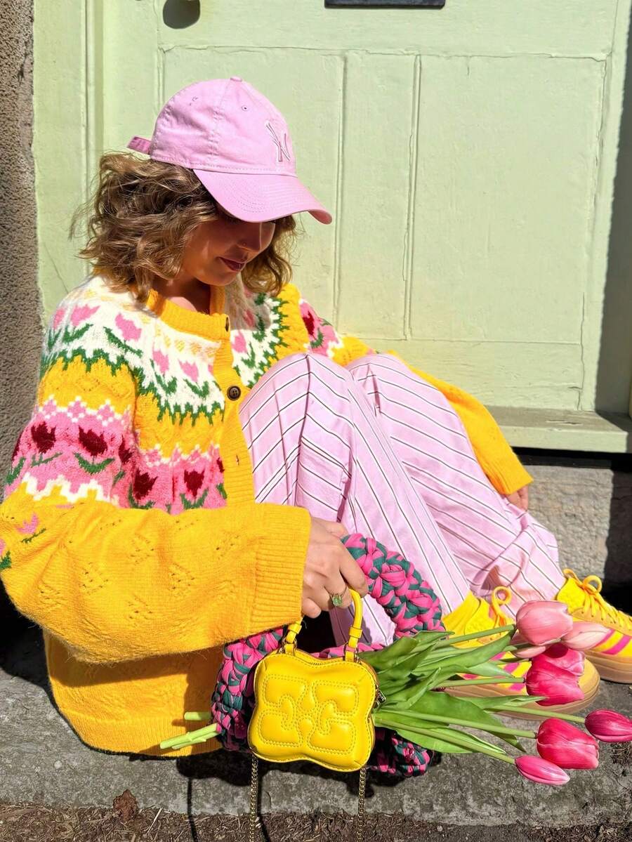 Große Größen Koreanischer Stil Weihnachten Lässig Boho Urlaubs-Party Vintage Strickjacke Frauen Old Money Stil Süß Flughafen Streetwear Country Konzert Ausgehen Oberteile Cosplay Halloween Kostüm Halloween 2025 Sexy Hexe Kostüm Ausgehen Herbst Frauen Schulanfang Y2K Country Konzert Herbst Winter Für Frauen Goth Steampunk Frauen Boho Urlaubs-Party Fair Isle Jacquard Rundhals Knopf Locker Gemütlich Pullover Strickjacke