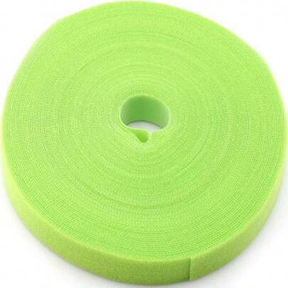 1卷可重复使用的双面胶带，1厘米宽，双面胶卷，电线整理器，魔术贴扎带，电线固定器，户外旅行必备品