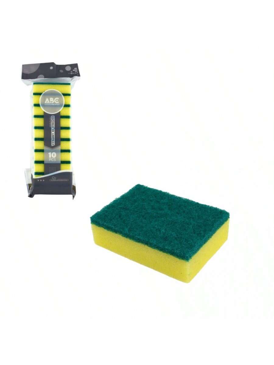 10 piezas de esponja verde de 2,4 cm