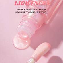 beauty glazed 闪亮唇彩，钻石光泽粉色唇彩珠光液体唇膏，防水亮泽保湿丰唇不粘腻偏光润色唇膏（女士适用） - #01 - 查看 5