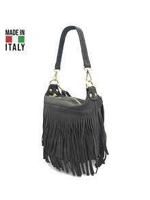 Women's Shoulder Bag. Made In Italy. Made Of Genuine Leather. Travel, Vacation, Work, Commuting. Y2k. Versatile. Multiple Colors Available. - D49 Green - View 2