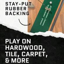 Golf Putting Mat - Professional Golf Putting Set, No Training Balls - Automatic Rebound System, 3/5/7 Foot Track And Back Collector, Improve Putting Skills, Suitable For Indoor And Outdoor Practice, Green Lawn, Golf Training Tool, Golf Accessories - Upgraded Version - View 3