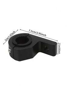 Black Motorcycle Spotlight Tube Clip Protection Bumper External Spotlight Modification Bracket Aluminum Alloy Small 69 Expansion Fixing Bracket - Multicolor - View 9