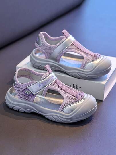 Kids Sports Sandals, New Spring/Summer Fashion Soft Bottom Anti-Slip Boys Beach Shoes, Outdoor Wading Shoes, Toddler Sandals