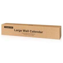 2026 Wall Calendar Large 22.75inchx15.5inch, 21 Month Calendar From October 2025 To June 2027, Vertical Extra Large Monthly Calendar 2026 For Wall, Black,Large,Black - black - 查看 8
