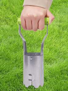 1pc 2025 New Design Unique Seedling Transplanter, Easy To Use For Seeding, Planting Flowers, Transplanting, Make Your Garden More Beautiful This Summer - Lime Green - View 2