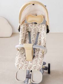 1pc Thickened Warm Baby Stroller Pad, Soft Fleece Stroller Cushion For Outdoor Walks, Suitable For Autumn/Winter