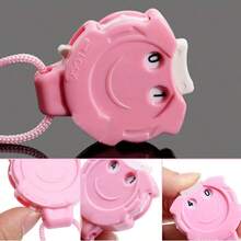 1 pieza/2 piezas Herramienta y accesorio de costura práctico de plástico rosa para tejer y ganchillo, marcador de puntada, colgante, contador de filas de tejido - Multicolor - Ver 3