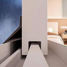 Window Waterproof Baffle Rainproof Backflow Sealing Strip Balcony Sill Water Guide Bar House Leakage Maintenance Adhesive Strip