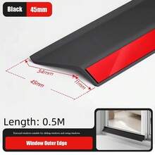 Window Waterproof Baffle Rainproof Backflow Sealing Strip Balcony Sill Water Guide Bar House Leakage Maintenance Adhesive Strip