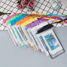 1/5/10pcs Universal Waterproof Phone Bag, Swimming Waterproof Phone Case, Beach Dry Phone Pouch, Christmas, Halloween Gift, Home, Room, Birthday, New Year, Accessories, Friends, Fun Gift, Summer, Beach (Random Color) Travel Essentials Travel Accessories Vacation Holiday Back To School - 彩色 - 查看 12