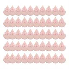 5/10/20/50 件/套 蝴蝶结装饰软粉扑三角化妆海绵粉底液干湿两用化妆工具，适用于散粉、矿物粉定妆，价格实惠，适合作为圣诞礼物、化妆品、化妆工具、平价好物、礼品、女士礼品、圣诞礼物