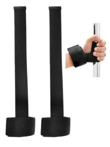Correas para Levantamiento De Gimansio | Straps Para Gym | 2 Pz Correas Gym - Negro - Ver 6