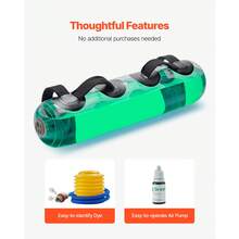 Water Weights Aqua Bag, Large Aqua Bags For Workout, 50 Lbs Adjustable Portable Stability Fitness & Full Body Exercise Equipment, For Strength Core And Balance Training, Home Gym Exercise, Clear - 50lbs - View 6