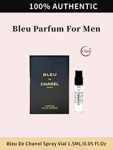 Bleu De Chanel Parfum Pour Homme Sample Mini Size Spray 1.5ML/ 0.05 Fl.Oz - PARFUM - 查看 1