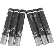 Juego de Pasteles Al óleo, 6 Piezas de Colores Suaves y Vibrantes, Fáciles de Mezclar, Crayones de Grado Artista, Sombreado para Plantillas de Impasto, Varillas de Color Dorado, - Color plata - Ver 11