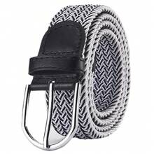 Casual Stretch Braided Web Belts For Mens Women,Stretch Woven Elastic Waistband - Not Tight On The Waist - Same Style For Both Men And Women.Canvas Without Holes, With Needle Fasteners For Casual Pants. - Nâu sẫm - Xem 7