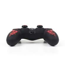 Neue Schädel-Kopf Controller Skin Abdeckung für Playstation 4 Controller, RALAN 1 Controller Schutzhülle + 2 angepasste Daumengriff Kappen