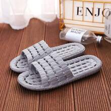 Eva Hollowed-Out Leaky Anti-Slip Slippers For Couples, Summer Bath Flip-Flops For Home Use, Anti-Odor And Poop Feel Hollowed-Out Leaky Slippers - Multicolor - View 12