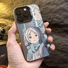 Beyond Journey's End Anime Matte Case for  16/15/14/13/12/11 Pro Max, X/XR/XS Max, 8/7/6 Plus – Shock-Proof, Fashion-Ready - Negro - Ver 6