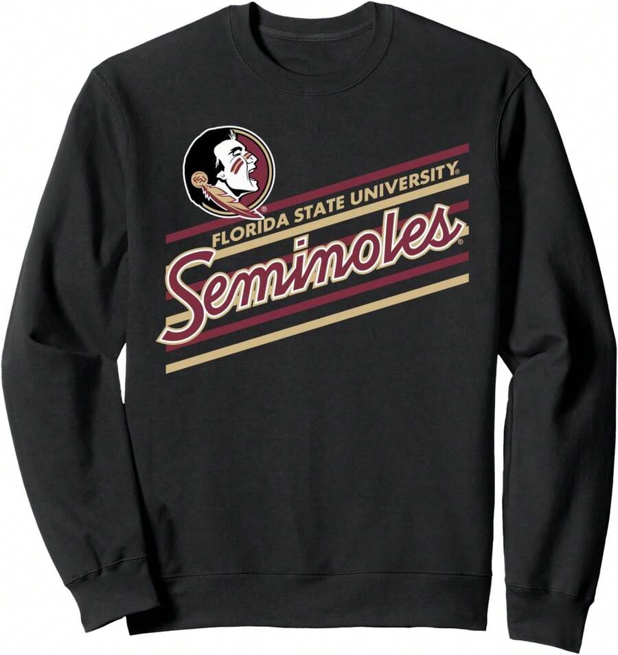 Florida State Seminoles Retro Performer Black Sweatshirt - Black - View 1