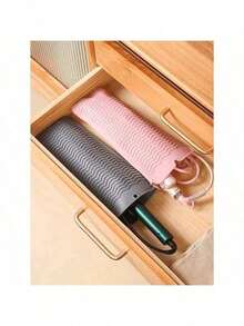 1pc Hanging Silicone Heat Resistant Pad Hair Straightener Storage Bag Combination Cosmetic Storage Bag Makeup Storage Bag Mini Bag Hair Straightener Travel Bag For Flat Clips Curling Irons Hot Curling Irons Salon Tool Box Travel Small Cosmetic Case Accessories Makeup Holder Brush Bag Makeup Container Cosmetic Bag Travel Essentials - Hồng - Xem 8